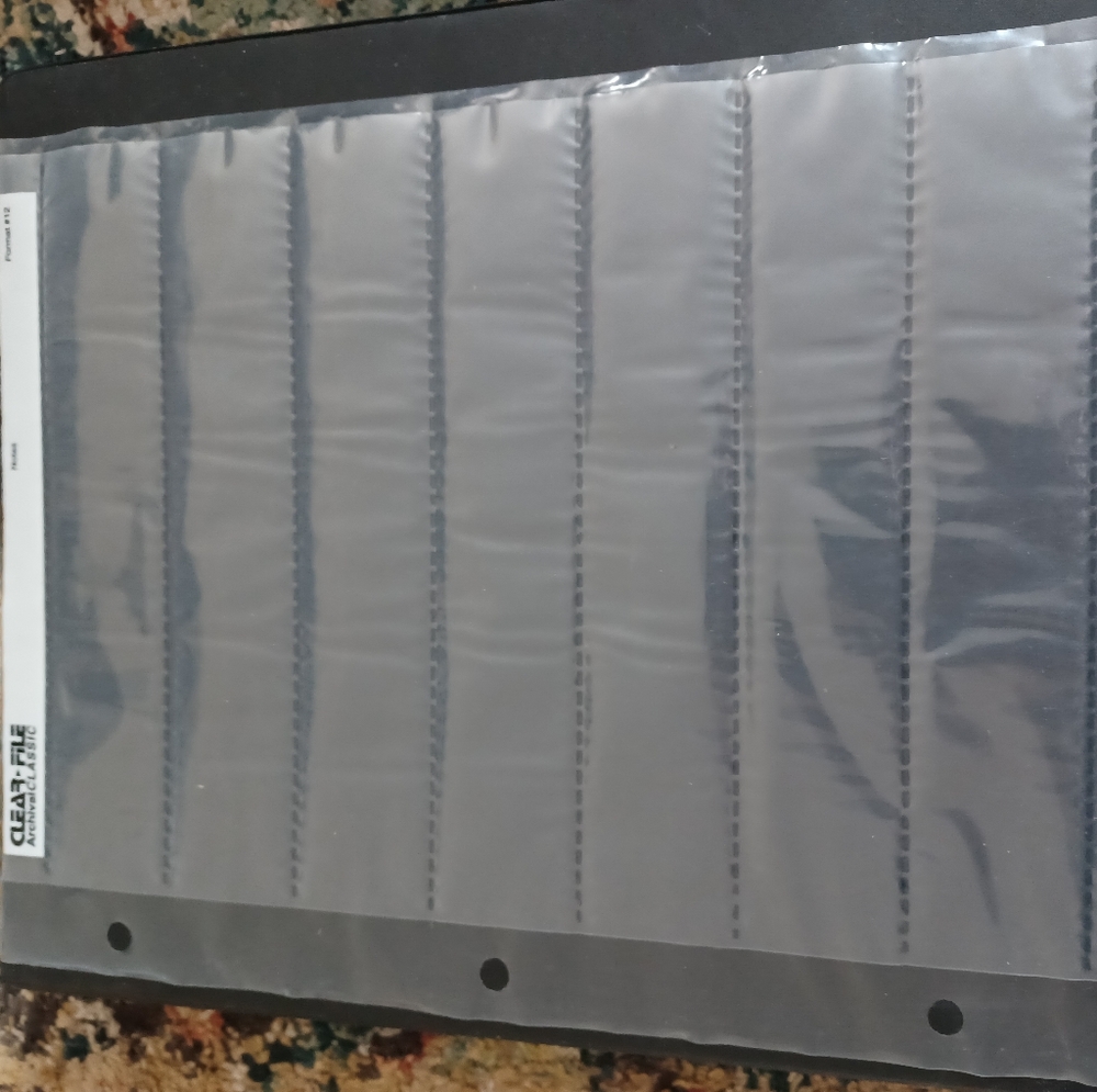 10 Clear file 35mm preservers